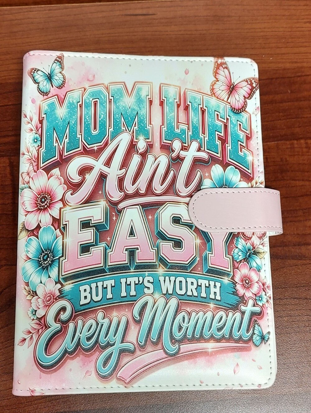 New! A5 "Mom Life" Binder Notebook, Paper, Divider Set